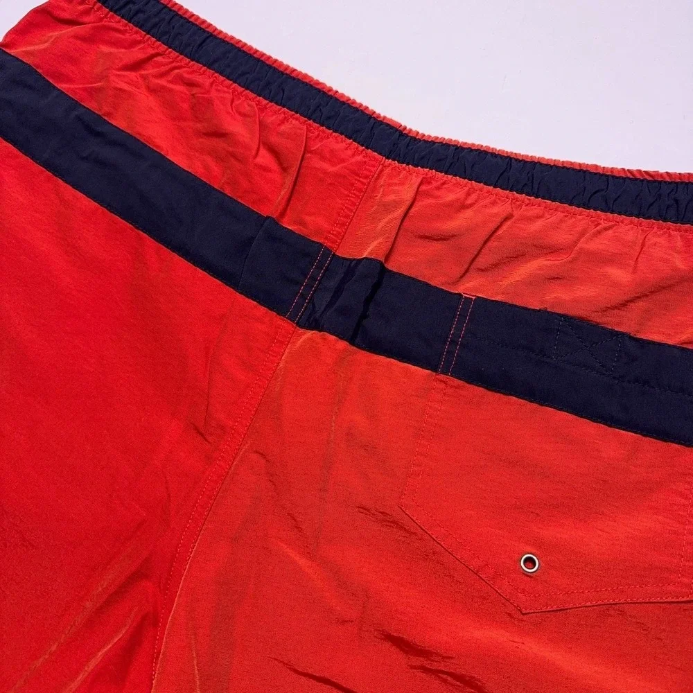Vintage Polo Sport‎ Ralph Lauren Swim Trunks Mens XL Red Lined Shorts